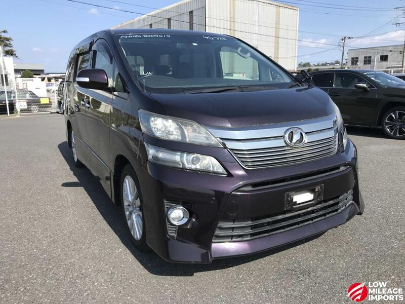 View TOYOTA VELLFIRE 2.4Z G Edition Twin Sunroofs Full black leather